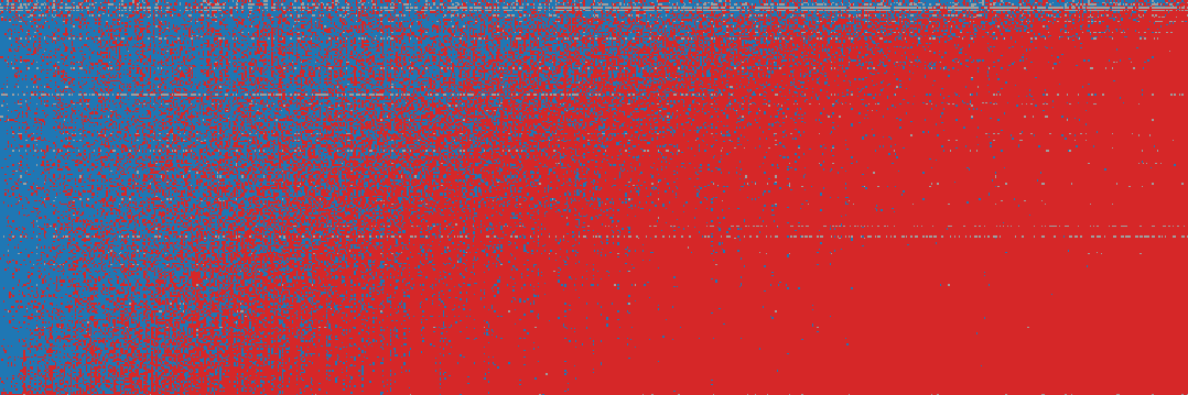 AI2D response matrix: AI models (rows) against items (columns)