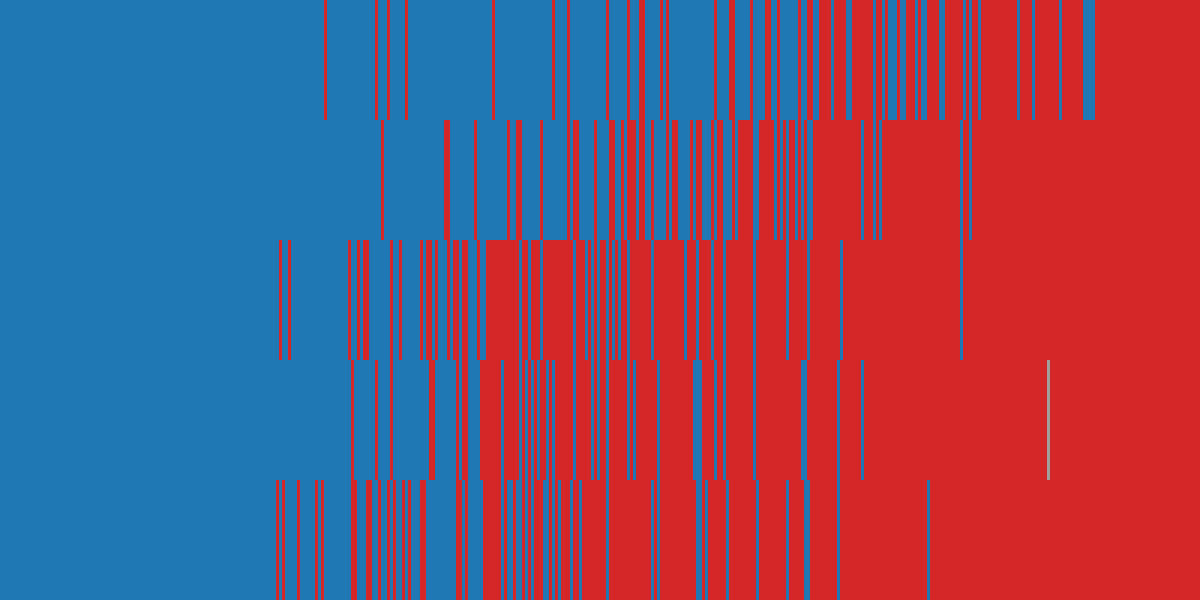 SOAR ARC-AGI response matrix: AI models (rows) against items (columns)
