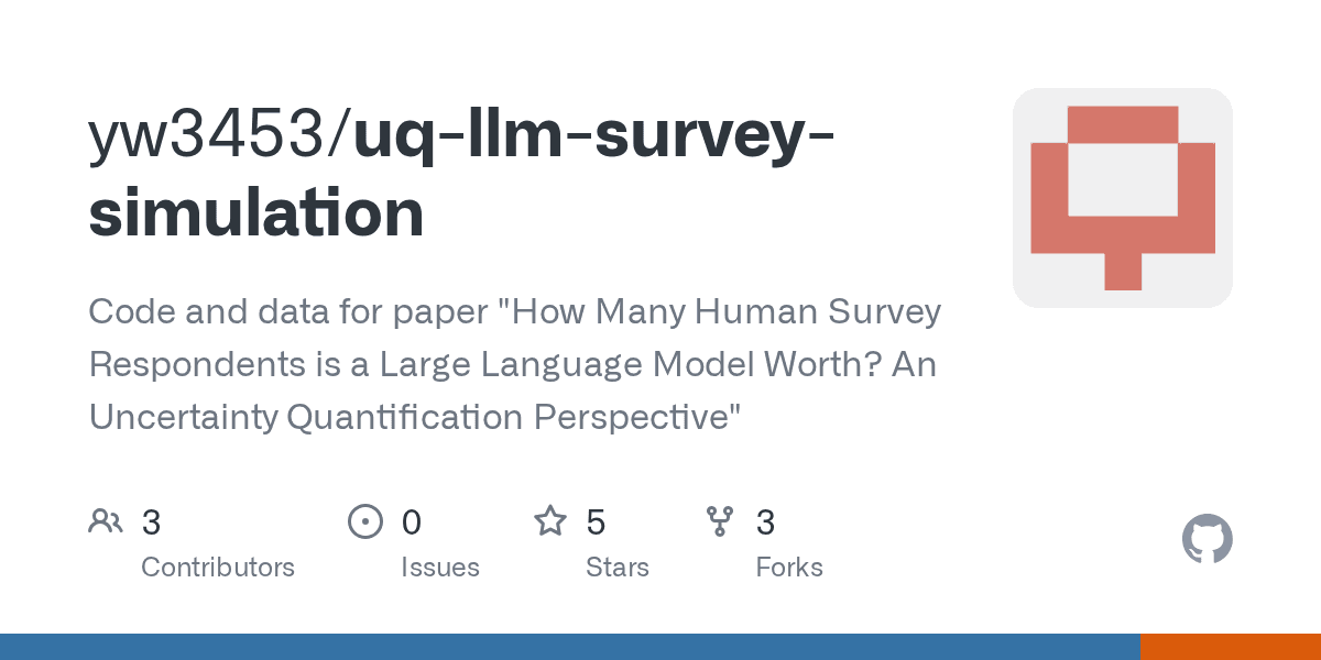 LLM Survey Simulation (UQ) benchmark