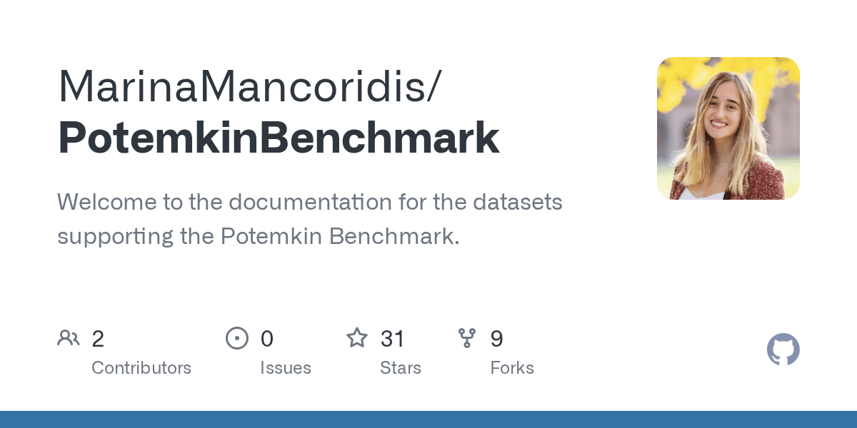 Potemkin Understanding benchmark