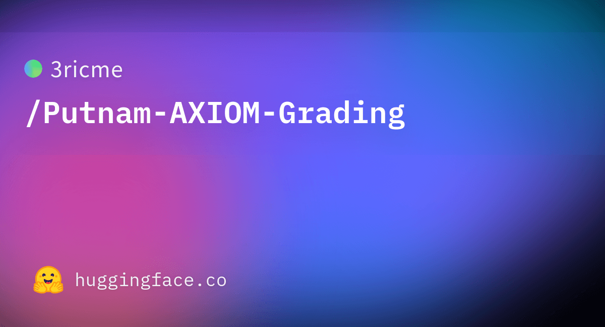 Putnam-AXIOM benchmark