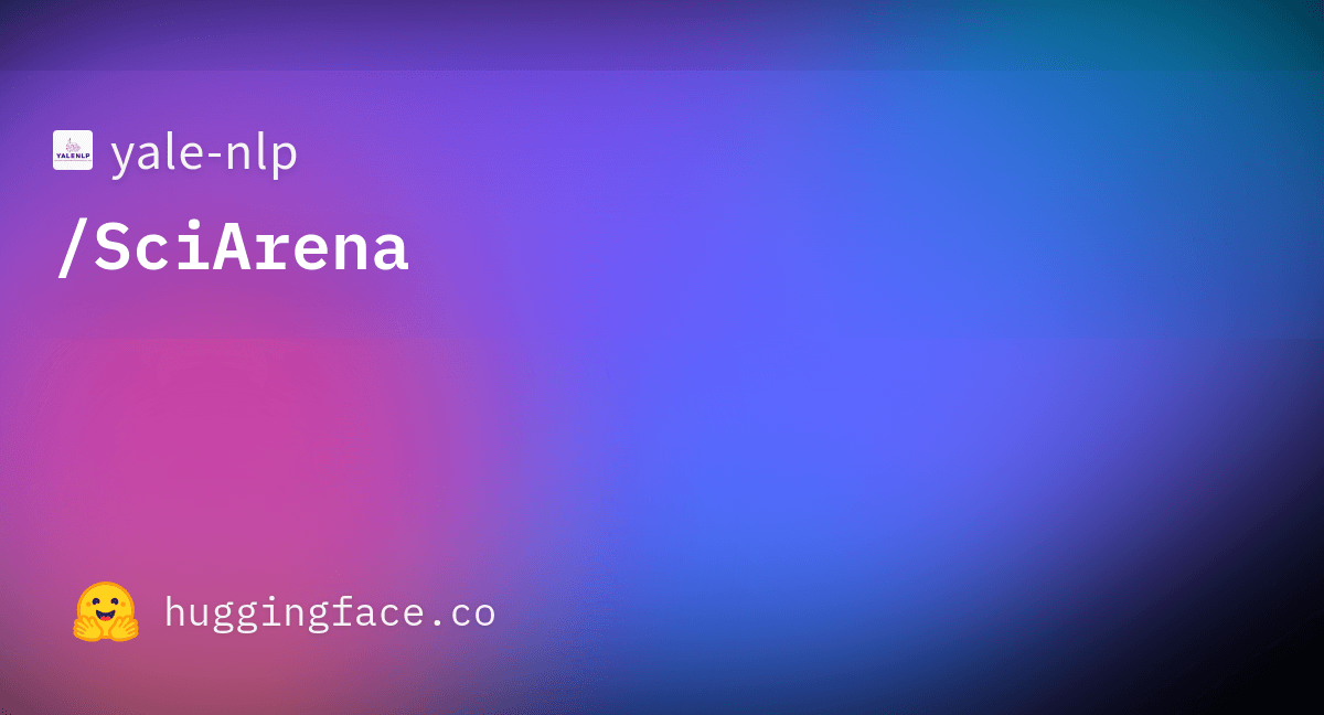 SciArena benchmark
